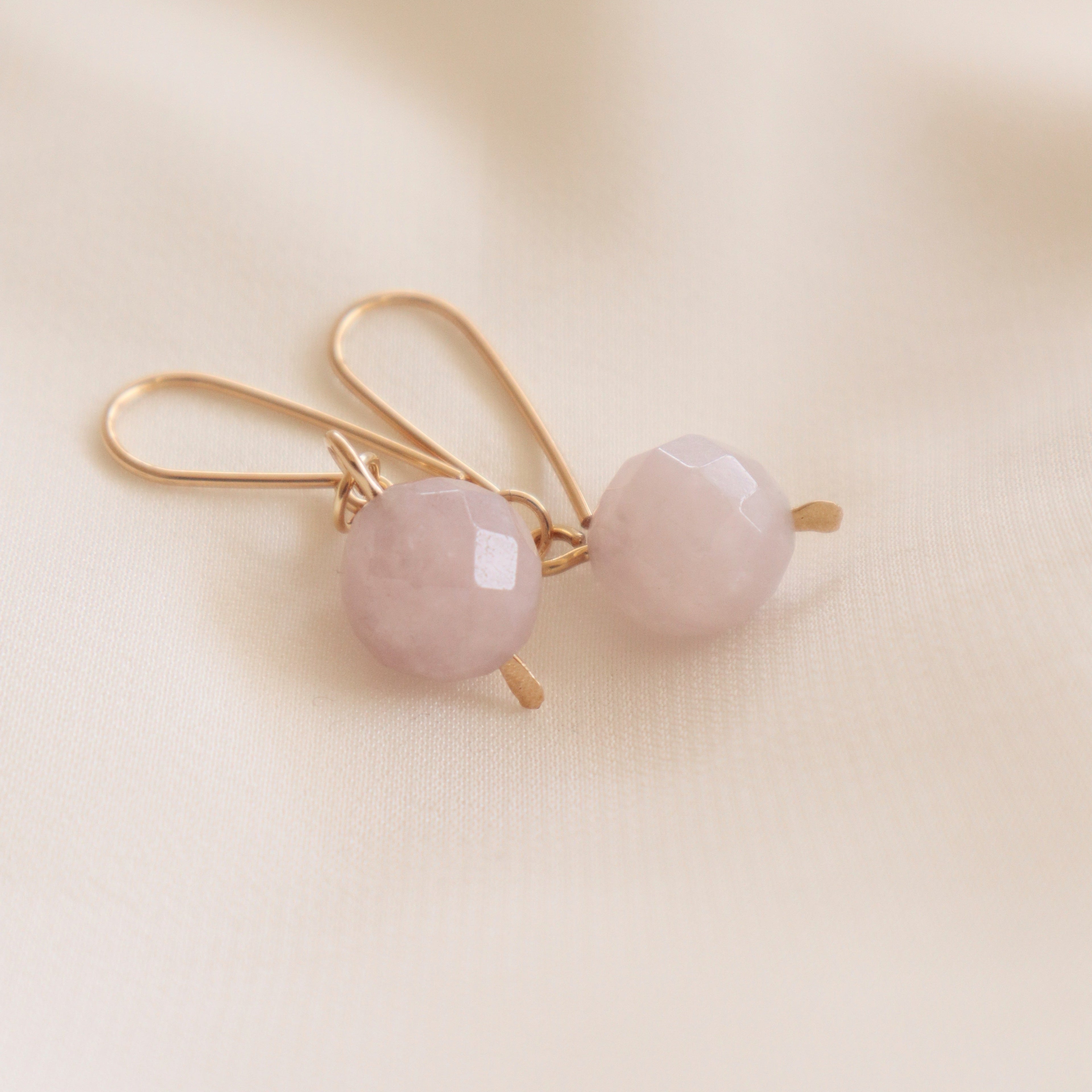 Light Amethyst Drop Earrings Peace Pieces Jewelry