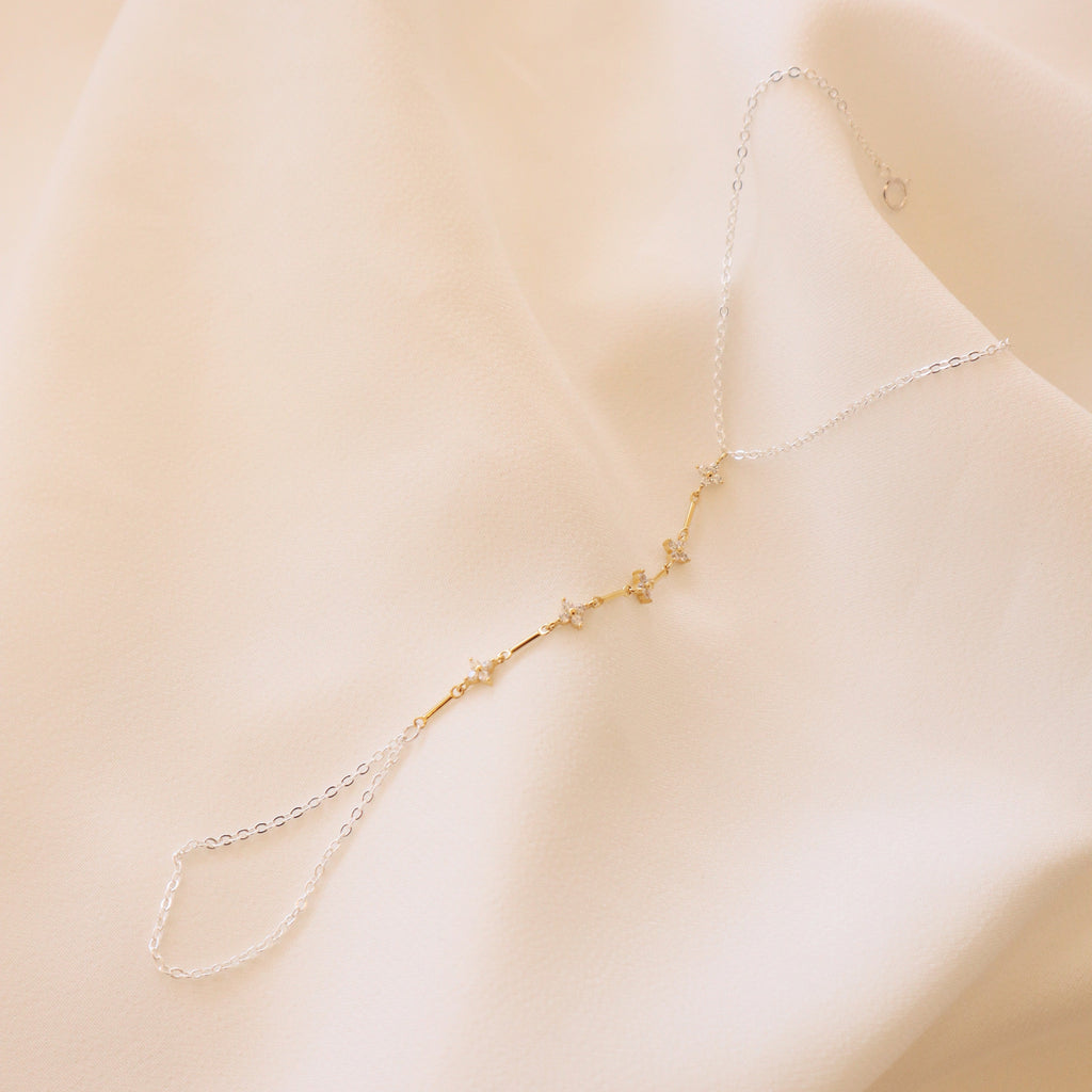 Ward Silver Hand Chain Peace Pieces Jewelry