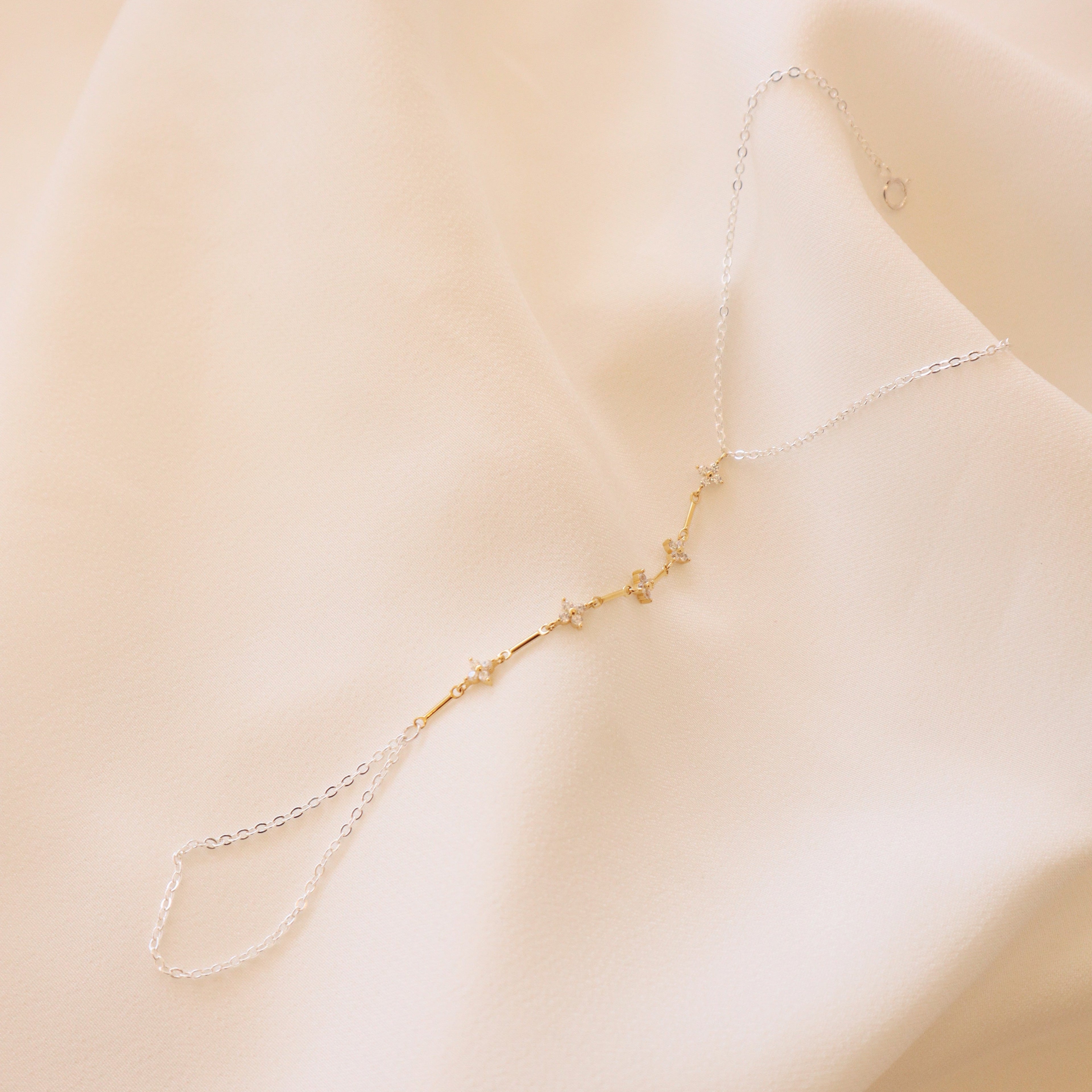 Ward Silver Hand Chain Peace Pieces Jewelry