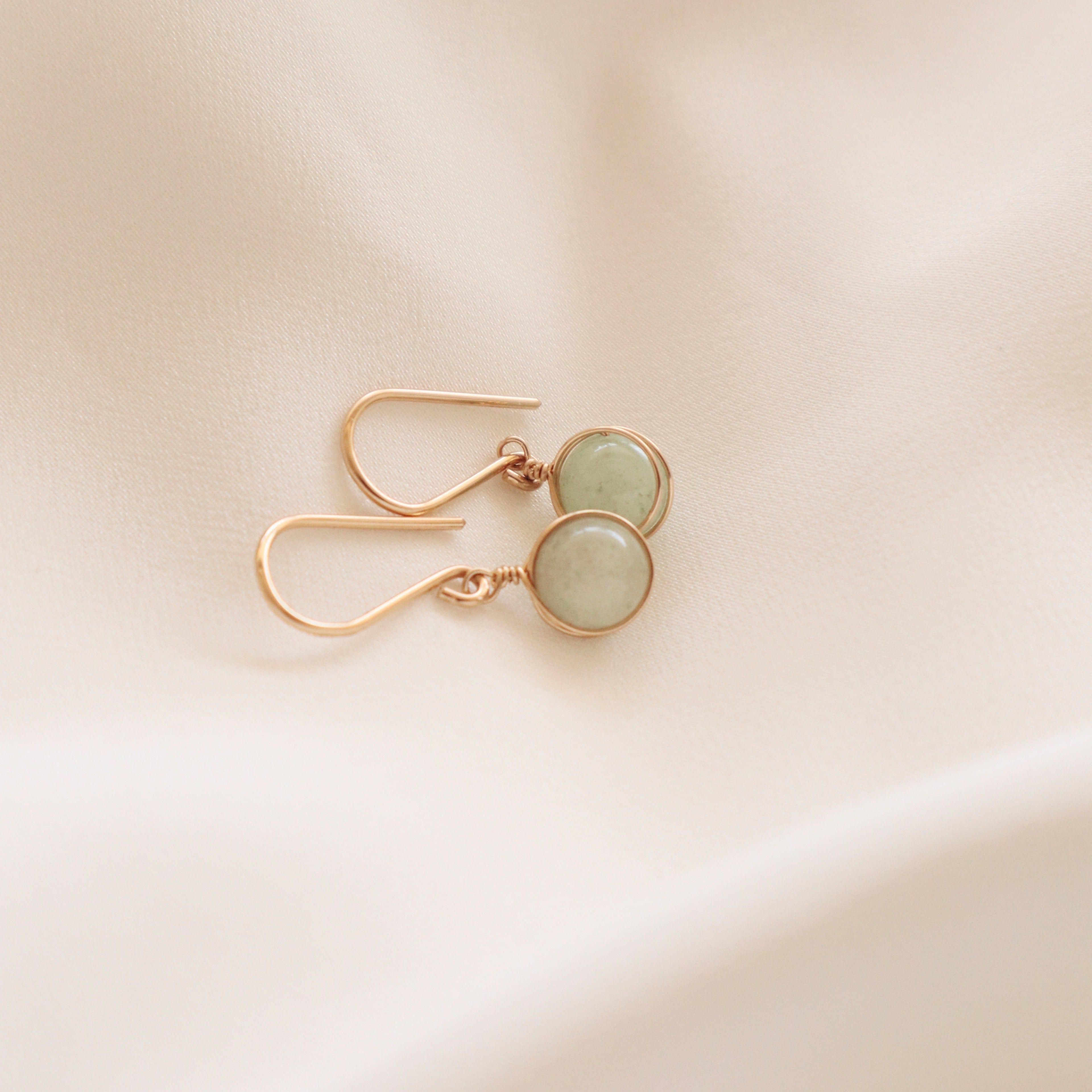 Jade Summer Earrings Peace Pieces Jewelry