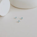 Aquamarine Framed Charm - PeacePiecesJewelry
