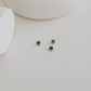 Emerald Framed Charm - PeacePiecesJewelry