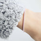 Tennis Bracelet Rose Pink Silver PeacePiecesJewelry