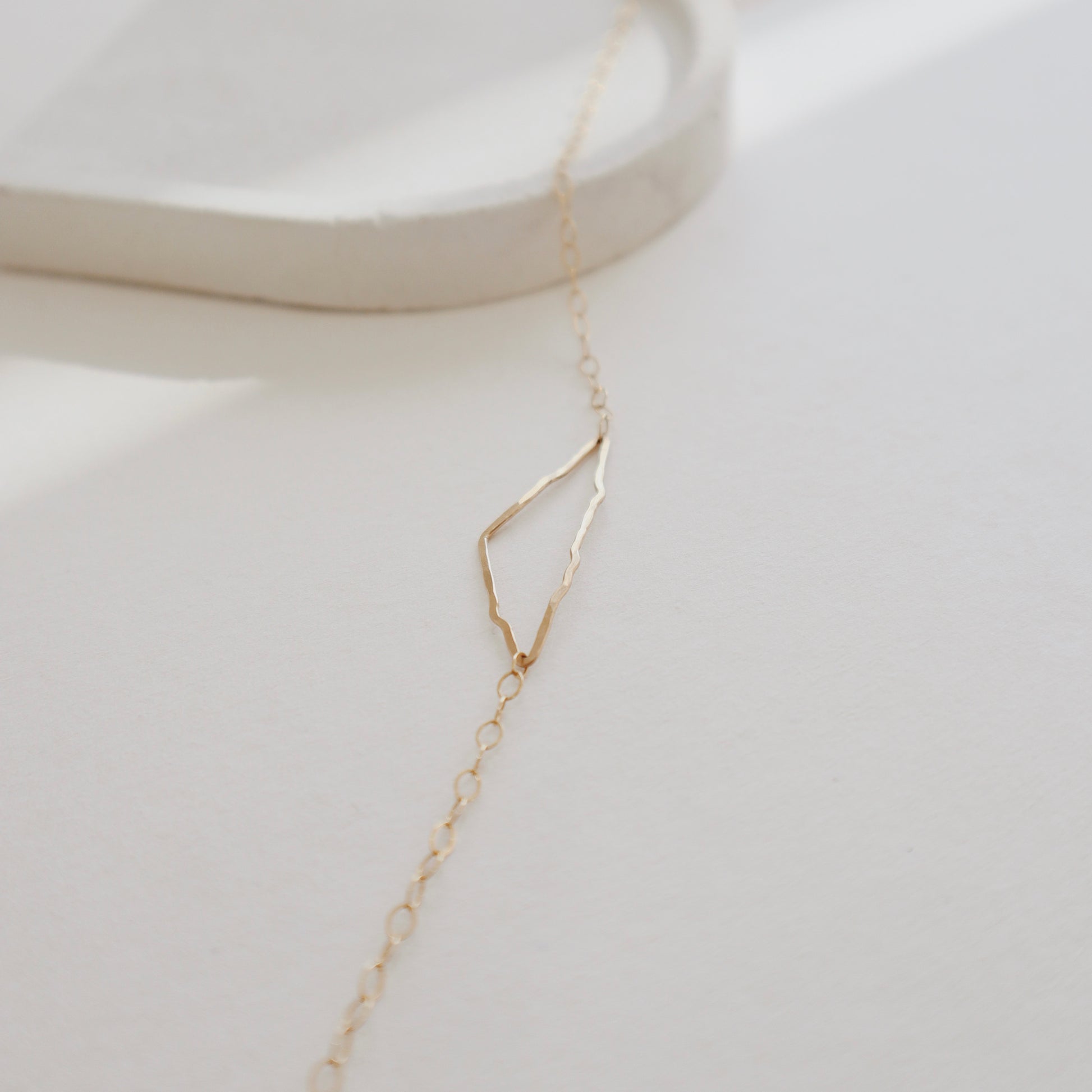 Palestine Map Side Necklace - PeacePiecesJewelry