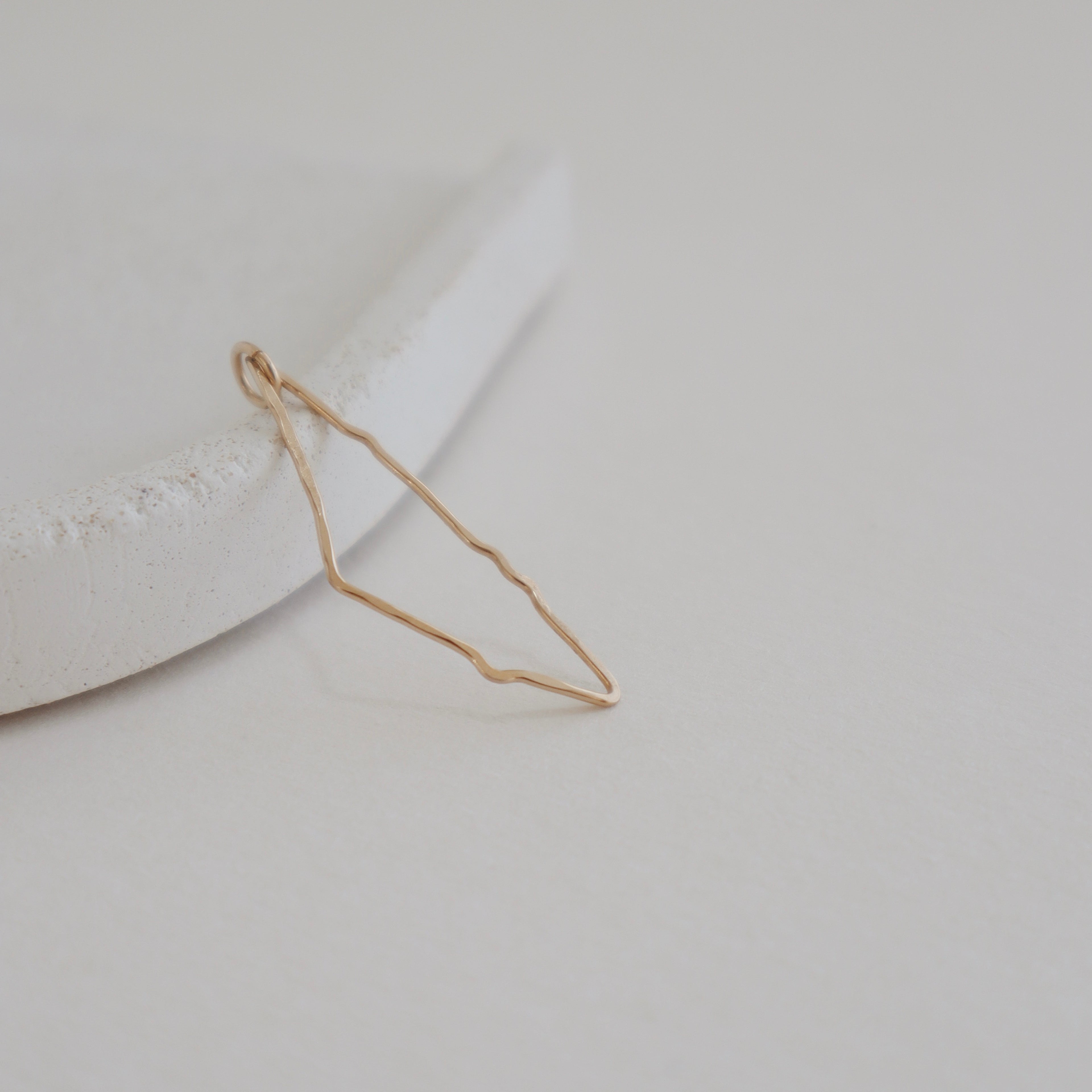 Palestine Map Pendant - PeacePiecesJewelry