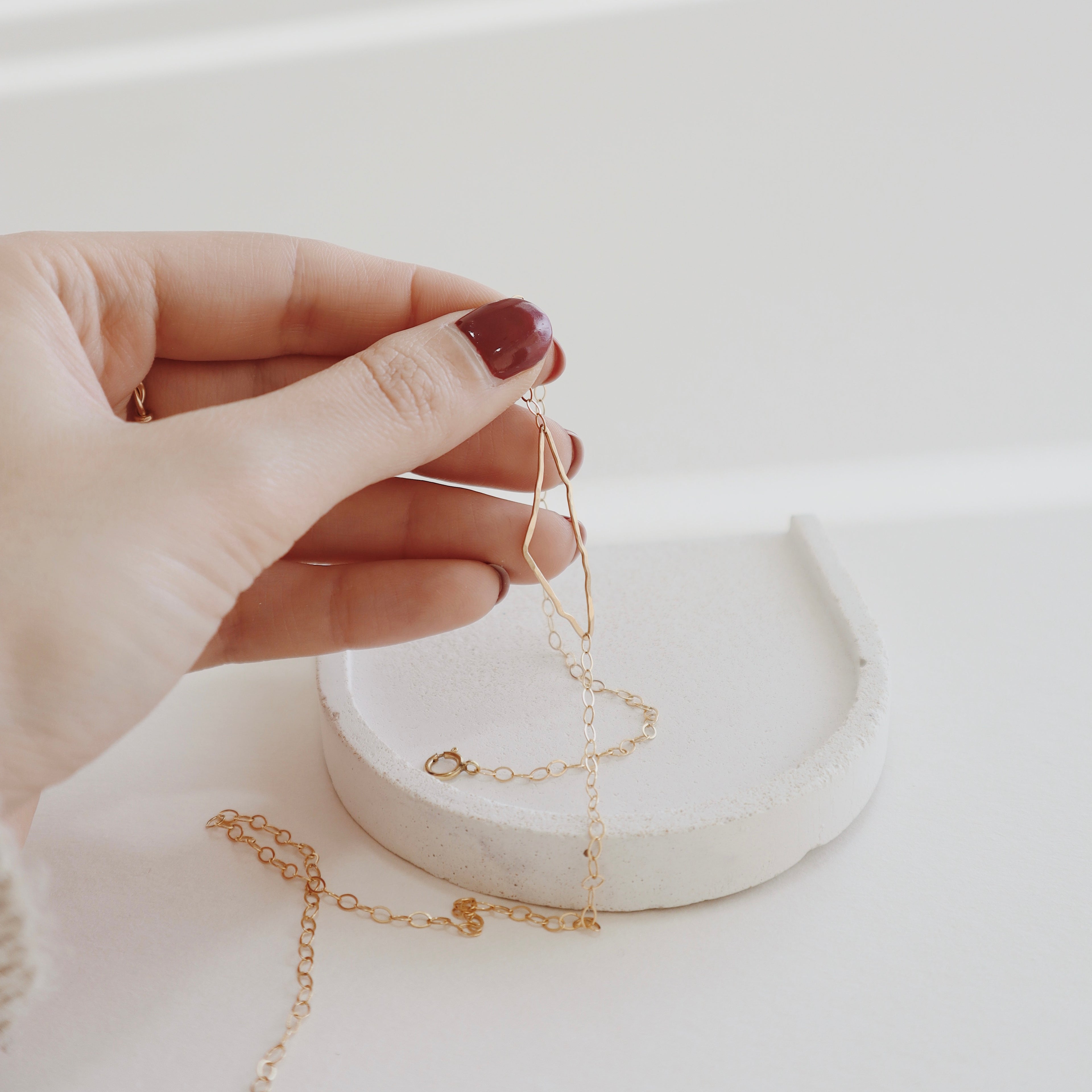 Palestine Map Side Necklace - PeacePiecesJewelry