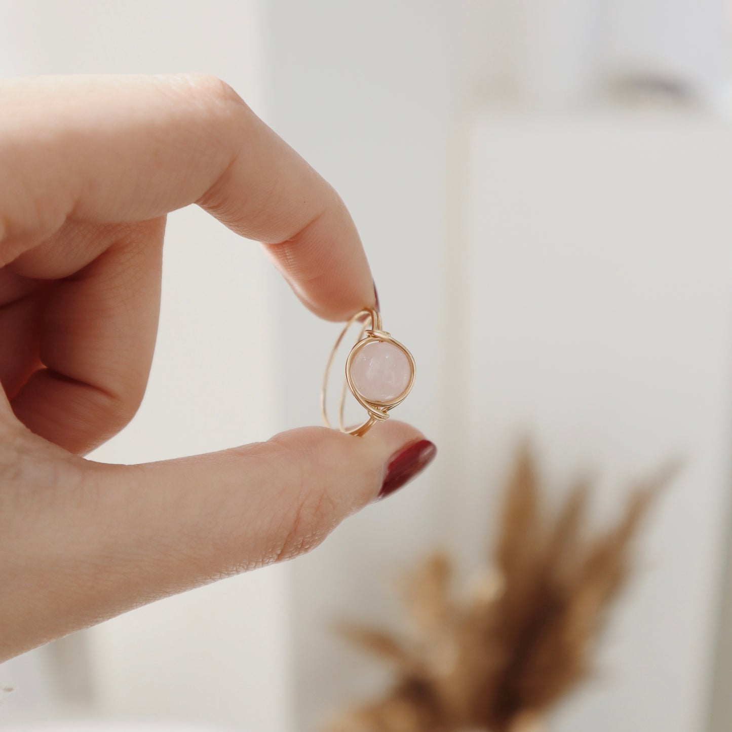 Rose Quartz Ring