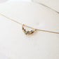 Lunula Necklace - PeacePiecesJewelry