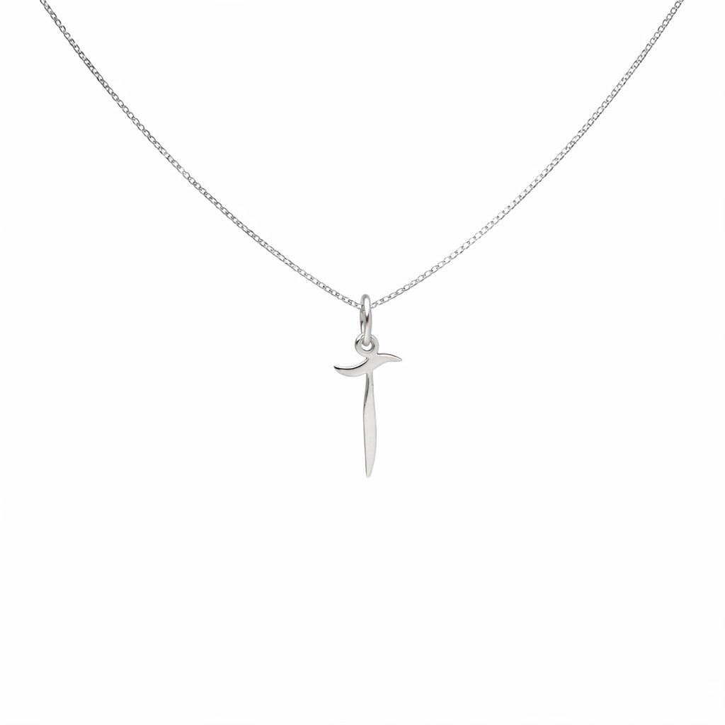 Arabic Initial Necklace PeacePiecesJewelry